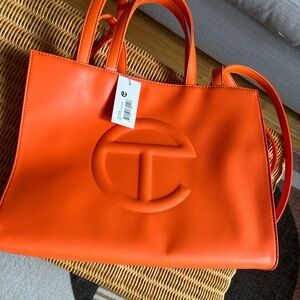Telfar — Medium Shopping Bag — Orange